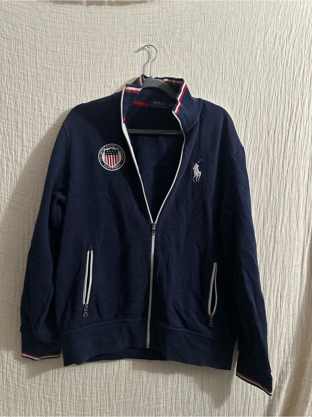 Polo Ralph Lauren track jacket sz medium